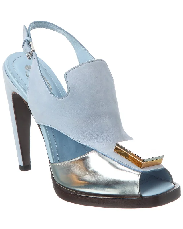 Women’s sandals ocean leather glow -TOD’s Leather Sandal