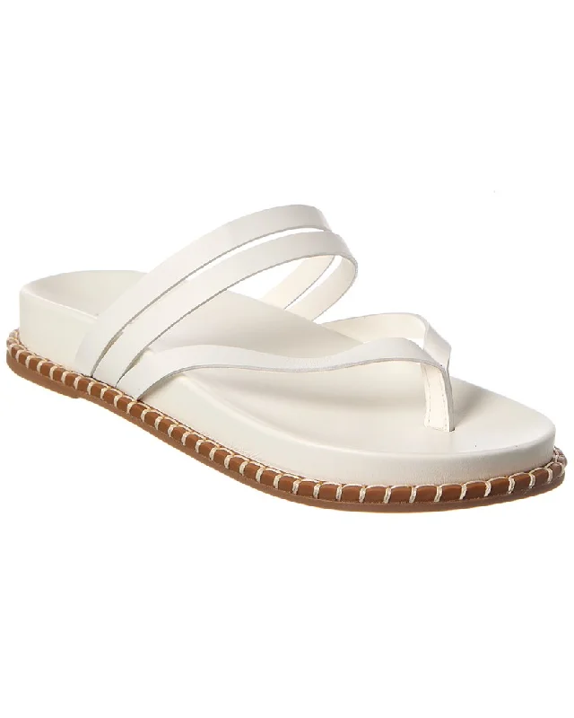 Women’s sandals lime woven glow -Schutz Rania Sporty Leather Flat