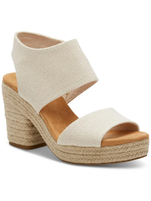 Women’s sandals local woven flair -Majorca  Womens Suede Cut Out Heel Sandals