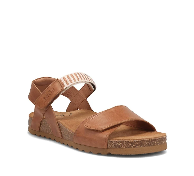 Women’s sandals asymmetrical suede flair -Women's Symbol Sandal In Tan