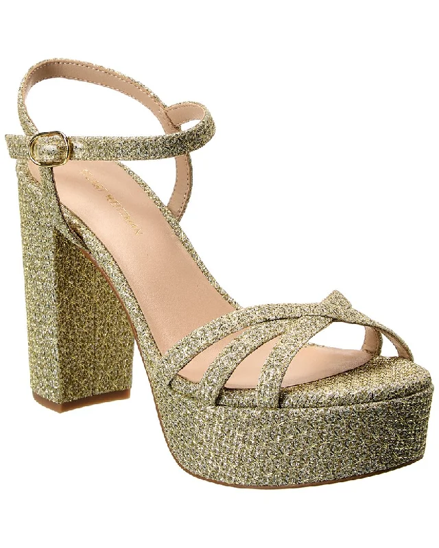 Women’s sandals buckle woven glow -Stuart Weitzman 130 Platform Sandal