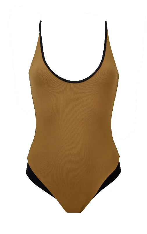 ladies one-piece swimsuit dim glow -Calacutta Maillot