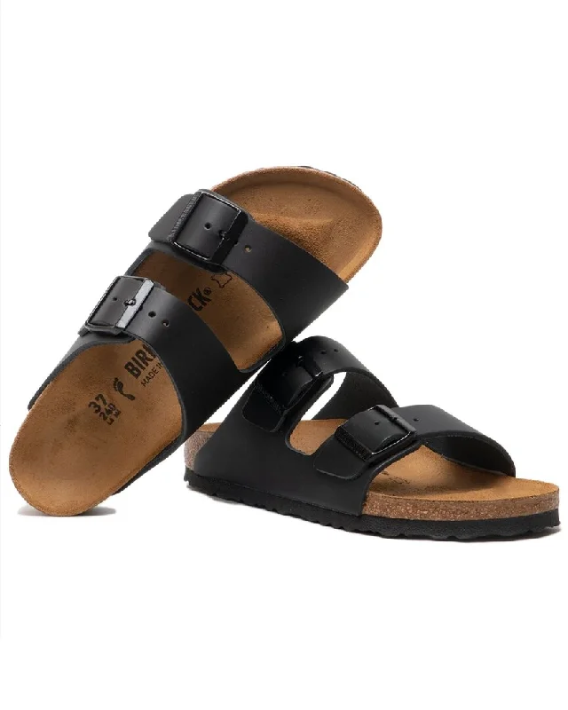 Women’s sandals ruffle woven flair -Birkenstock Arizona Leather Sandal